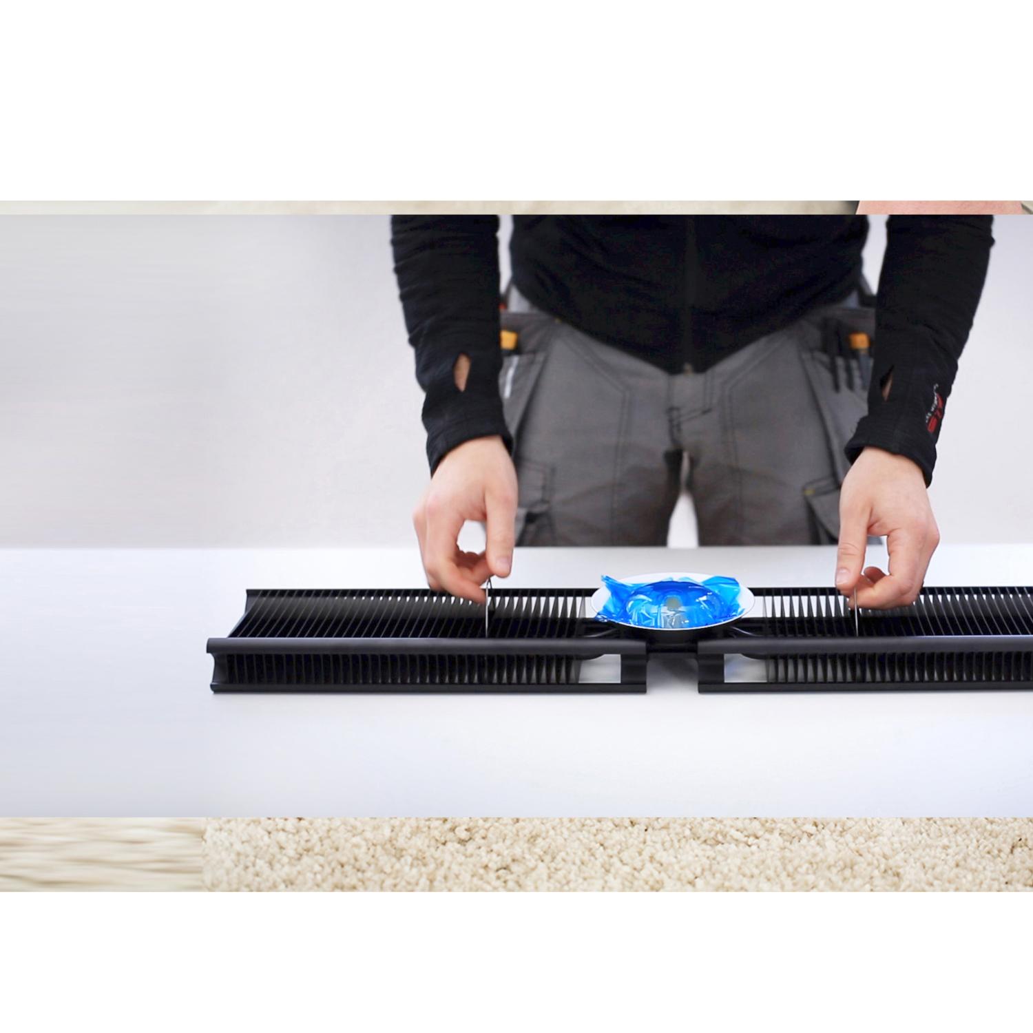 Play the video. How to replace the Luminaire for an uplight or downlight.